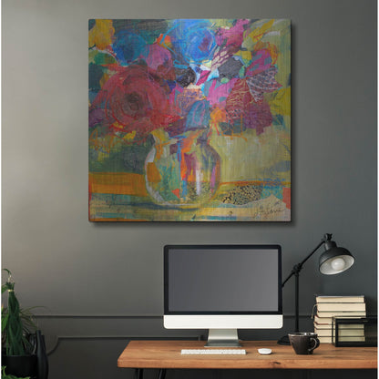 Luxe Metal Art 'Only In Dreams 1' by St. Hilaire Elizabeth, Metal Wall Art,36x36