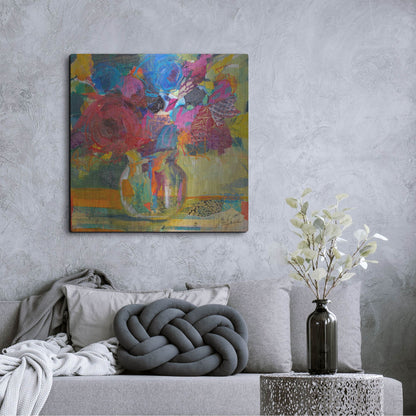 Luxe Metal Art 'Only In Dreams 1' by St. Hilaire Elizabeth, Metal Wall Art,36x36