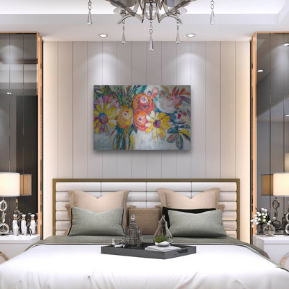 Luxe Metal Art 'Sunday Morning' by St. Hilaire Elizabeth, Metal Wall Art,36x24