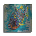 Luxe Metal Art 'Reef Fish' by St. Hilaire Elizabeth, Metal Wall Art