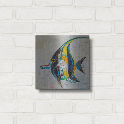 Luxe Metal Art 'Moorish Idol' by St. Hilaire Elizabeth, Metal Wall Art,12x12