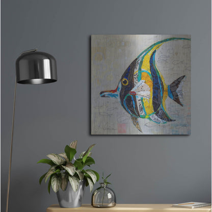 Luxe Metal Art 'Moorish Idol' by St. Hilaire Elizabeth, Metal Wall Art,24x24