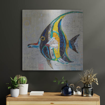 Luxe Metal Art 'Moorish Idol' by St. Hilaire Elizabeth, Metal Wall Art,24x24