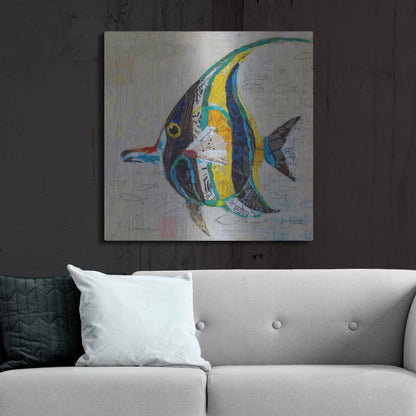 Luxe Metal Art 'Moorish Idol' by St. Hilaire Elizabeth, Metal Wall Art,36x36