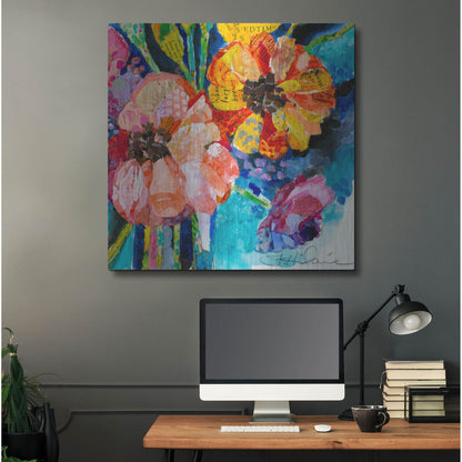 Luxe Metal Art 'Summer Dreams' by St. Hilaire Elizabeth, Metal Wall Art,36x36