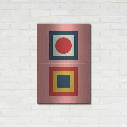 Luxe Metal Art 'Mid Century Modern 6' by Gary Williams, Metal Wall Art,24x36