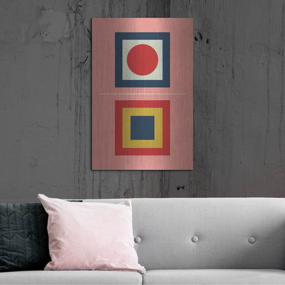 Luxe Metal Art 'Mid Century Modern 6' by Gary Williams, Metal Wall Art,24x36