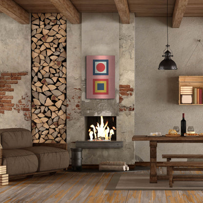 Luxe Metal Art 'Mid Century Modern 6' by Gary Williams, Metal Wall Art,24x36