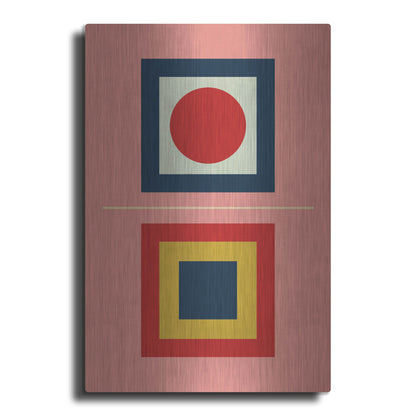 Luxe Metal Art 'Mid Century Modern 6' by Gary Williams, Metal Wall Art