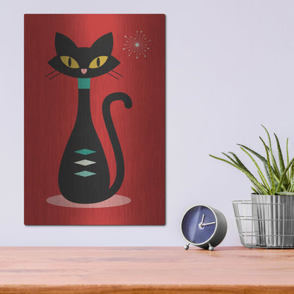 Luxe Metal Art 'Mid Century Modern 7' by Gary Williams, Metal Wall Art,12x16