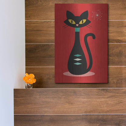 Luxe Metal Art 'Mid Century Modern 7' by Gary Williams, Metal Wall Art,12x16