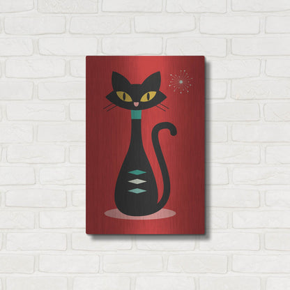 Luxe Metal Art 'Mid Century Modern 7' by Gary Williams, Metal Wall Art,16x24