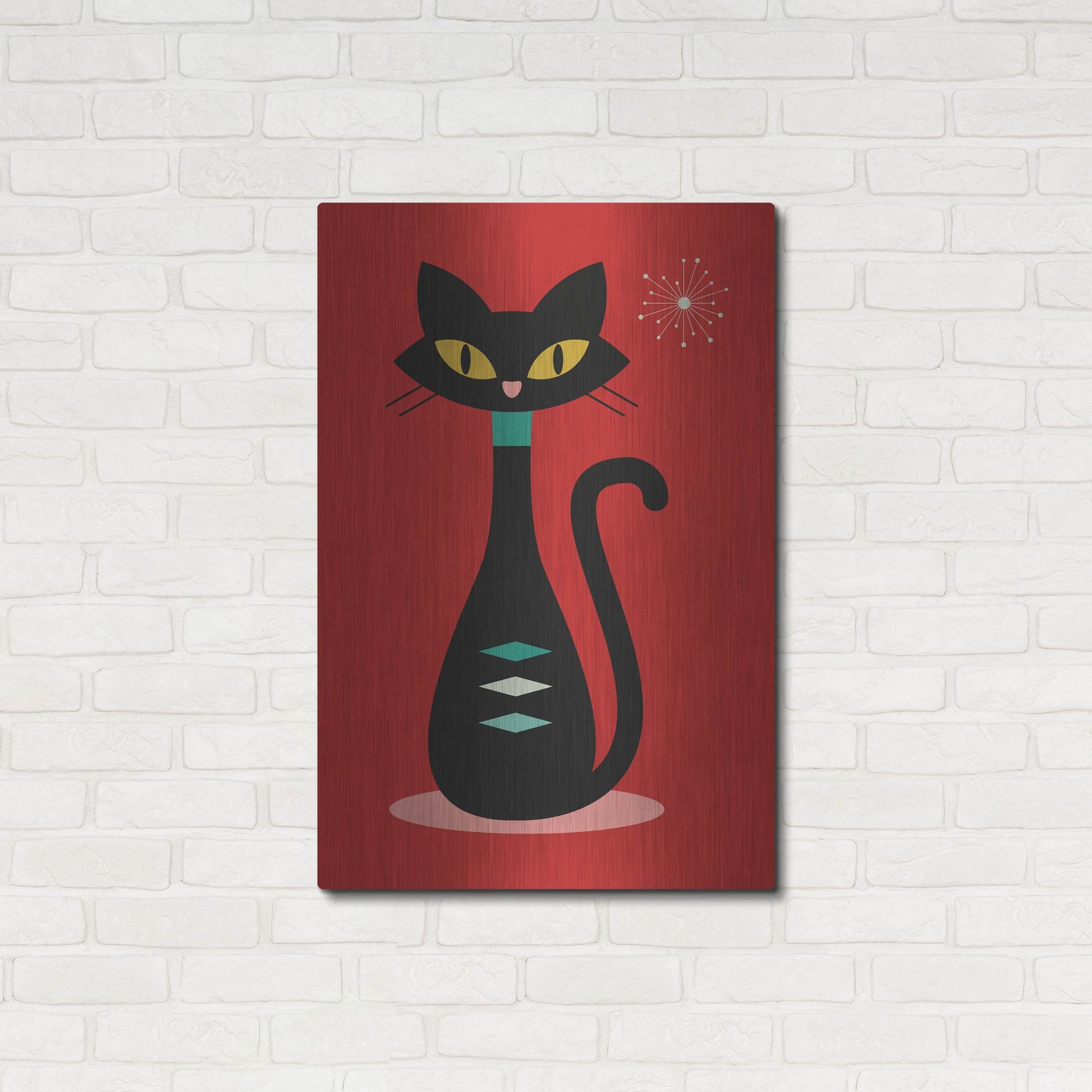 Luxe Metal Art 'Mid Century Modern 7' by Gary Williams, Metal Wall Art,24x36