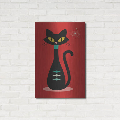 Luxe Metal Art 'Mid Century Modern 7' by Gary Williams, Metal Wall Art,24x36