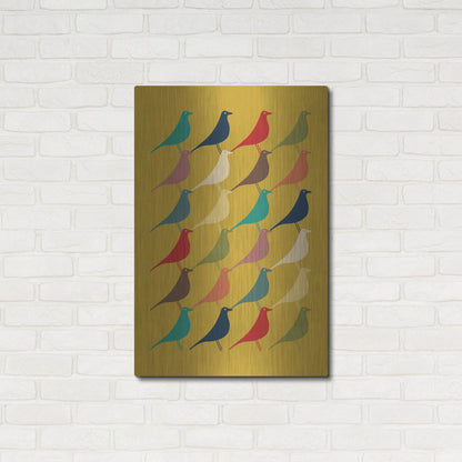 Luxe Metal Art 'Mid Century Modern 8' by Gary Williams, Metal Wall Art,24x36