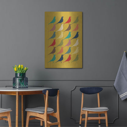 Luxe Metal Art 'Mid Century Modern 8' by Gary Williams, Metal Wall Art,24x36