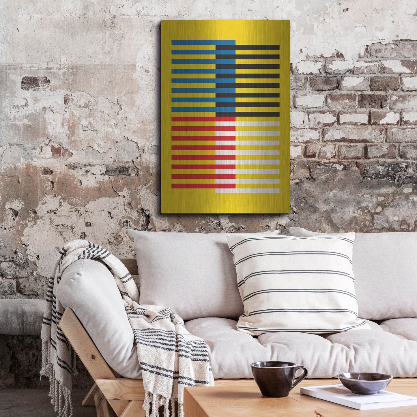 Luxe Metal Art 'Bauhaus 8' by Gary Williams, Metal Wall Art,24x36