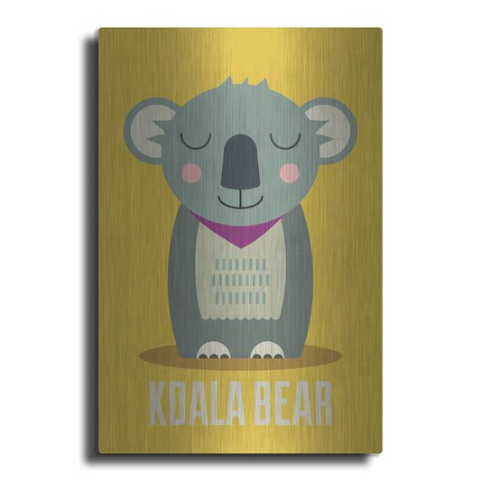 Luxe Metal Art 'Koala Kids Nursery' by Gary Williams, Metal Wall Art