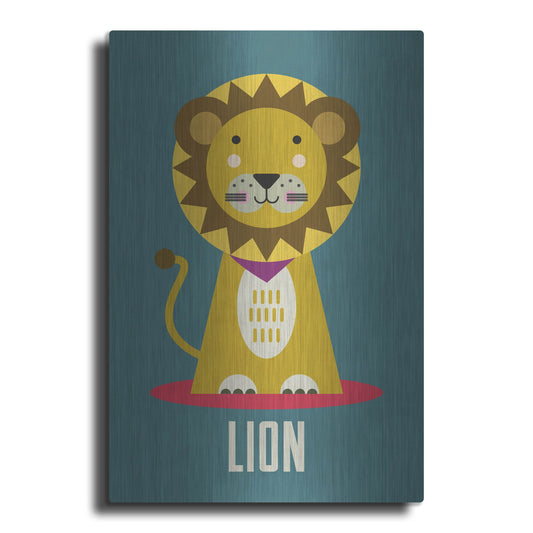 Luxe Metal Art 'Lion Kids Nursery' by Gary Williams, Metal Wall Art