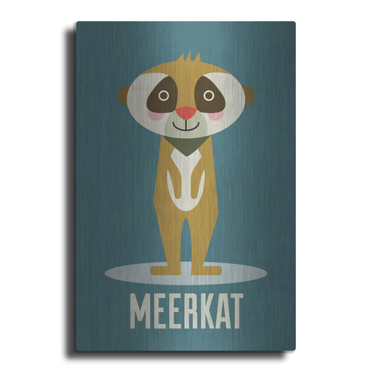 Luxe Metal Art 'Meerkat Kids Nursery' by Gary Williams, Metal Wall Art