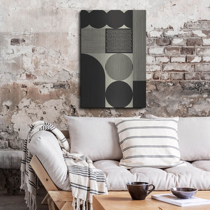 Luxe Metal Art 'Abstract Geometric 13' by Gary Williams, Metal Wall Art,24x36