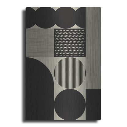 Luxe Metal Art 'Abstract Geometric 13' by Gary Williams, Metal Wall Art