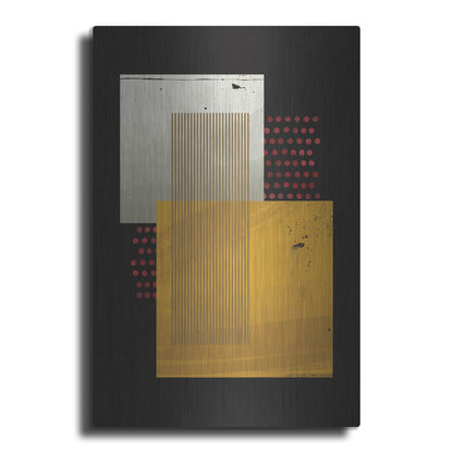 Luxe Metal Art 'Abstract Geometric 19' by Gary Williams, Metal Wall Art