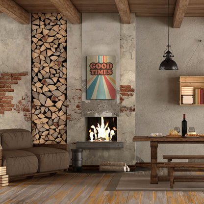 Luxe Metal Art 'Retro 9' by Gary Williams, Metal Wall Art,24x36