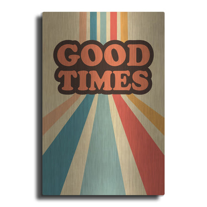 Luxe Metal Art 'Retro 9' by Gary Williams, Metal Wall Art