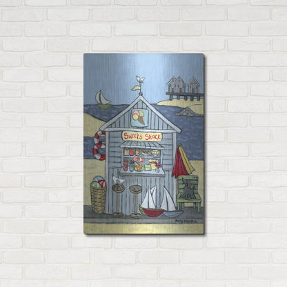 Luxe Metal Art 'Sweets Shack' by Holly Wojhan, Metal Wall Art,24x36