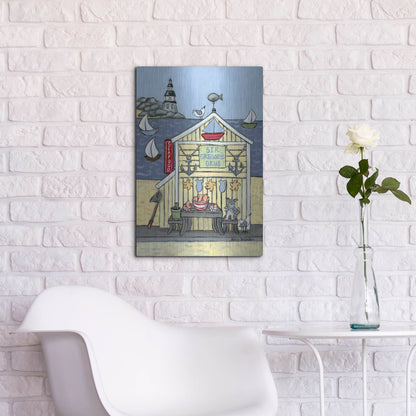 Luxe Metal Art 'Sir Gregorys Grub' by Holly Wojhan, Metal Wall Art,16x24