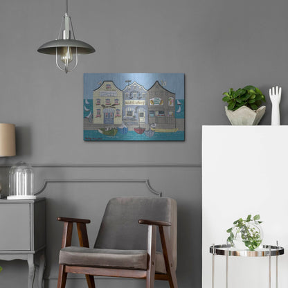 Luxe Metal Art 'The Salty Dog' by Holly Wojhan, Metal Wall Art,24x16