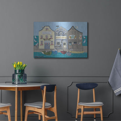 Luxe Metal Art 'The Salty Dog' by Holly Wojhan, Metal Wall Art,36x24