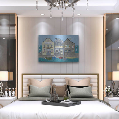 Luxe Metal Art 'The Salty Dog' by Holly Wojhan, Metal Wall Art,36x24