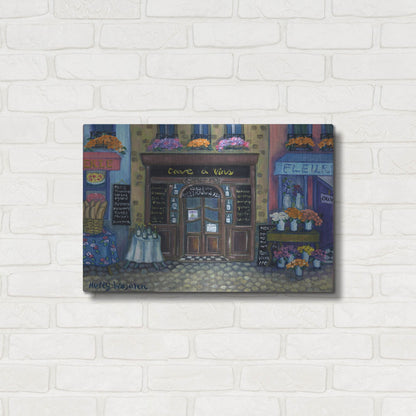 Luxe Metal Art 'Wine Cave' by Holly Wojhan, Metal Wall Art,24x16