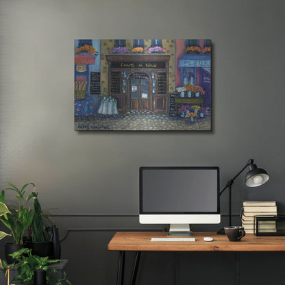 Luxe Metal Art 'Wine Cave' by Holly Wojhan, Metal Wall Art,36x24