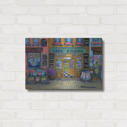 Luxe Metal Art 'Coffees and Teas' by Holly Wojhan, Metal Wall Art,24x16