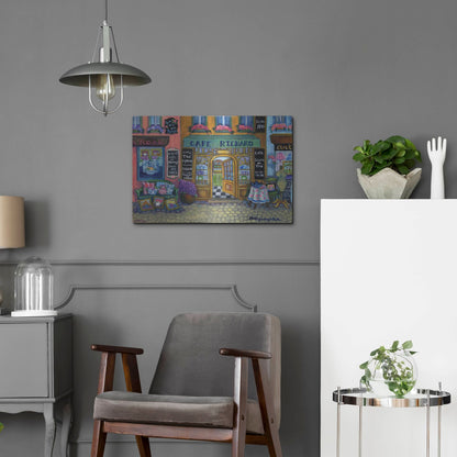 Luxe Metal Art 'Coffees and Teas' by Holly Wojhan, Metal Wall Art,24x16