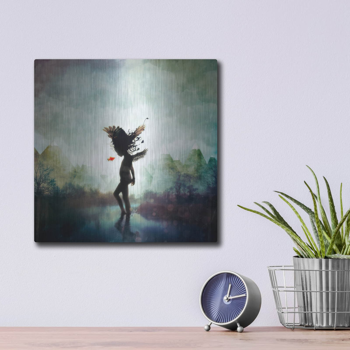 'Discovery' by Mario Sanchez Nevado – Metal Wall Art, 12x12 room view