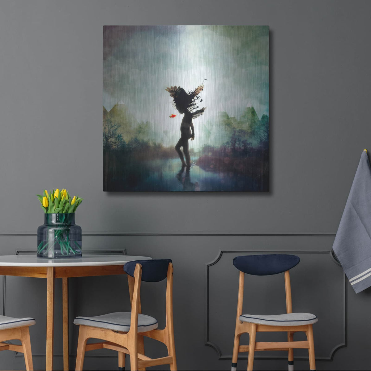 'Discovery' by Mario Sanchez Nevado – Metal Wall Art, 36x36 room view