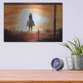 'Sunset Rider' by Oscar Alvarez Pardo – Metal Wall Art, 16x12 room view