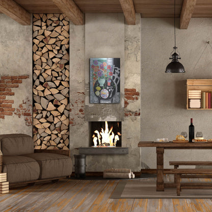 Luxe Metal Art 'Fish Dinner by the Sea' by Holly Wojhan, Metal Wall Art,24x36