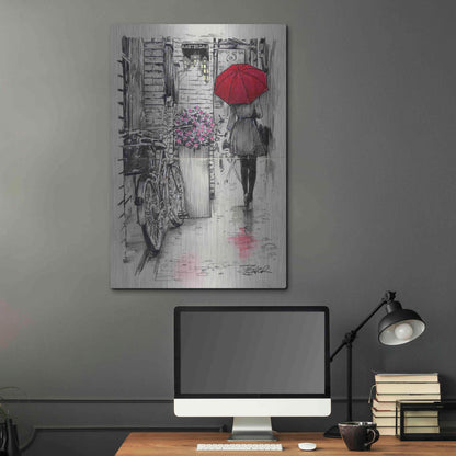 Luxe Metal Art 'Amsterdam Walk' by Loui Jover, Metal Wall Art,24x36