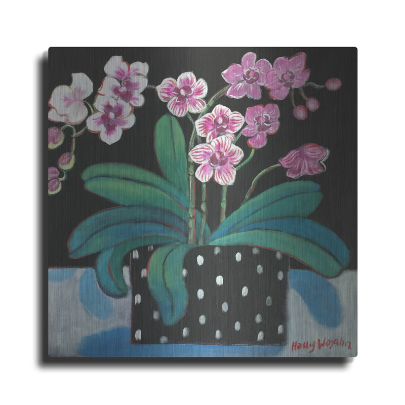 'Orchid For Terri' by Holly Wojhan – Metal Wall Art