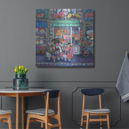 Luxe Metal Art 'Bouquets De Saison' by Holly Wojhan, Metal Wall Art,36x36