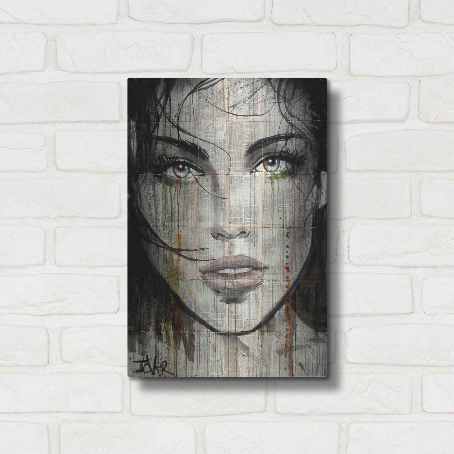 Luxe Metal Art 'Another Kind' by Loui Jover, Metal Wall Art,12x16