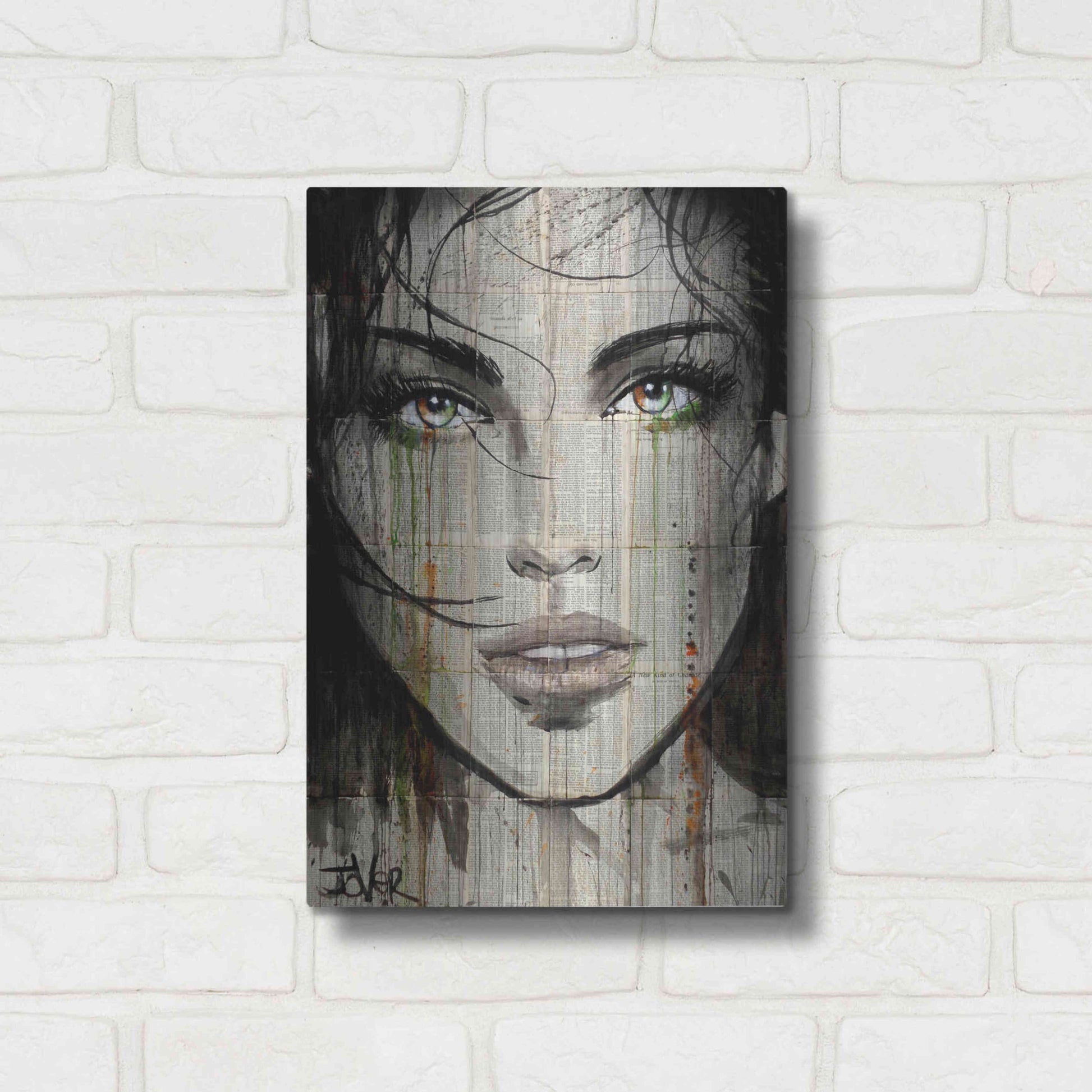 Luxe Metal Art 'Another Kind' by Loui Jover, Metal Wall Art,12x16