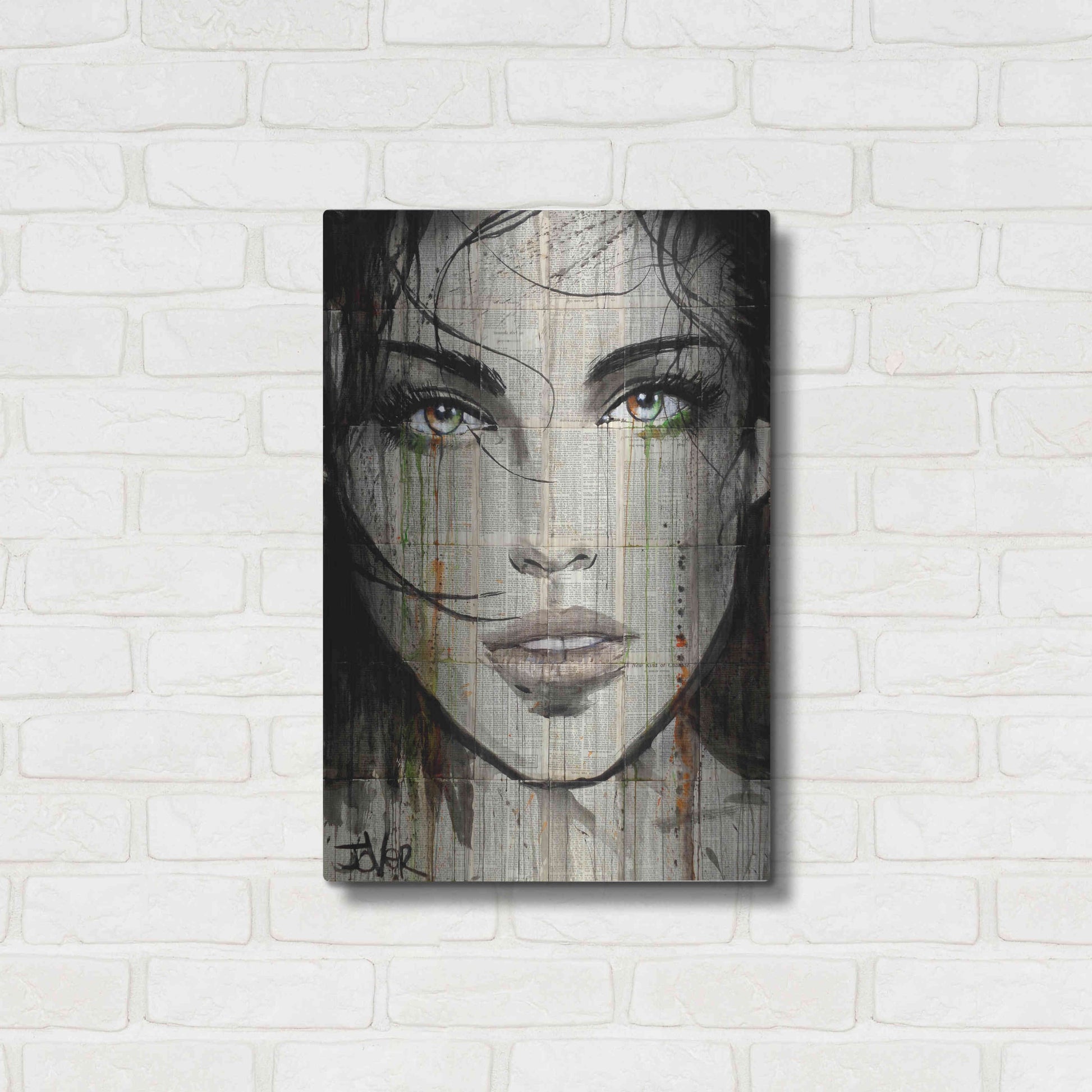 Luxe Metal Art 'Another Kind' by Loui Jover, Metal Wall Art,16x24