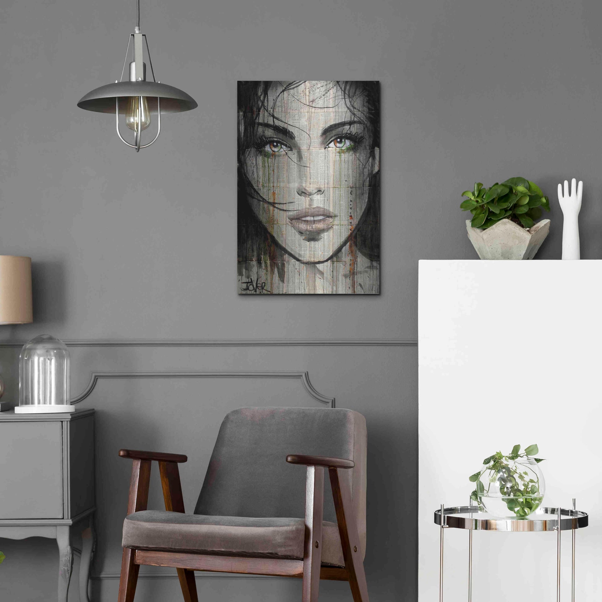 Luxe Metal Art 'Another Kind' by Loui Jover, Metal Wall Art,16x24