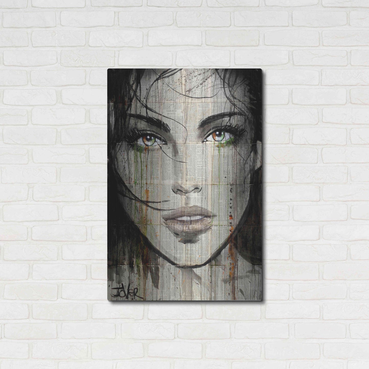 Luxe Metal Art 'Another Kind' by Loui Jover, Metal Wall Art,24x36